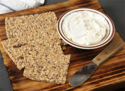 Homemade Flax Seed Crackers